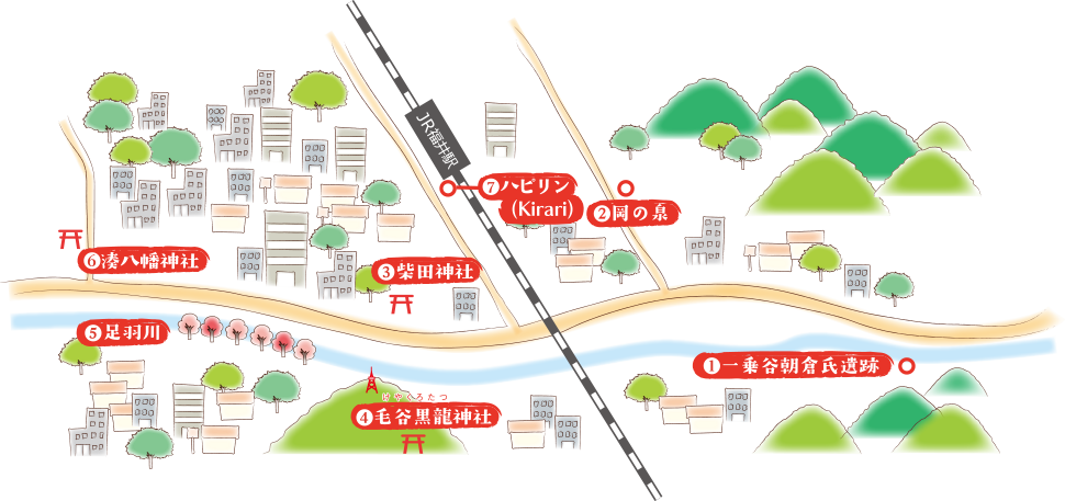 縁結び福井コース地図