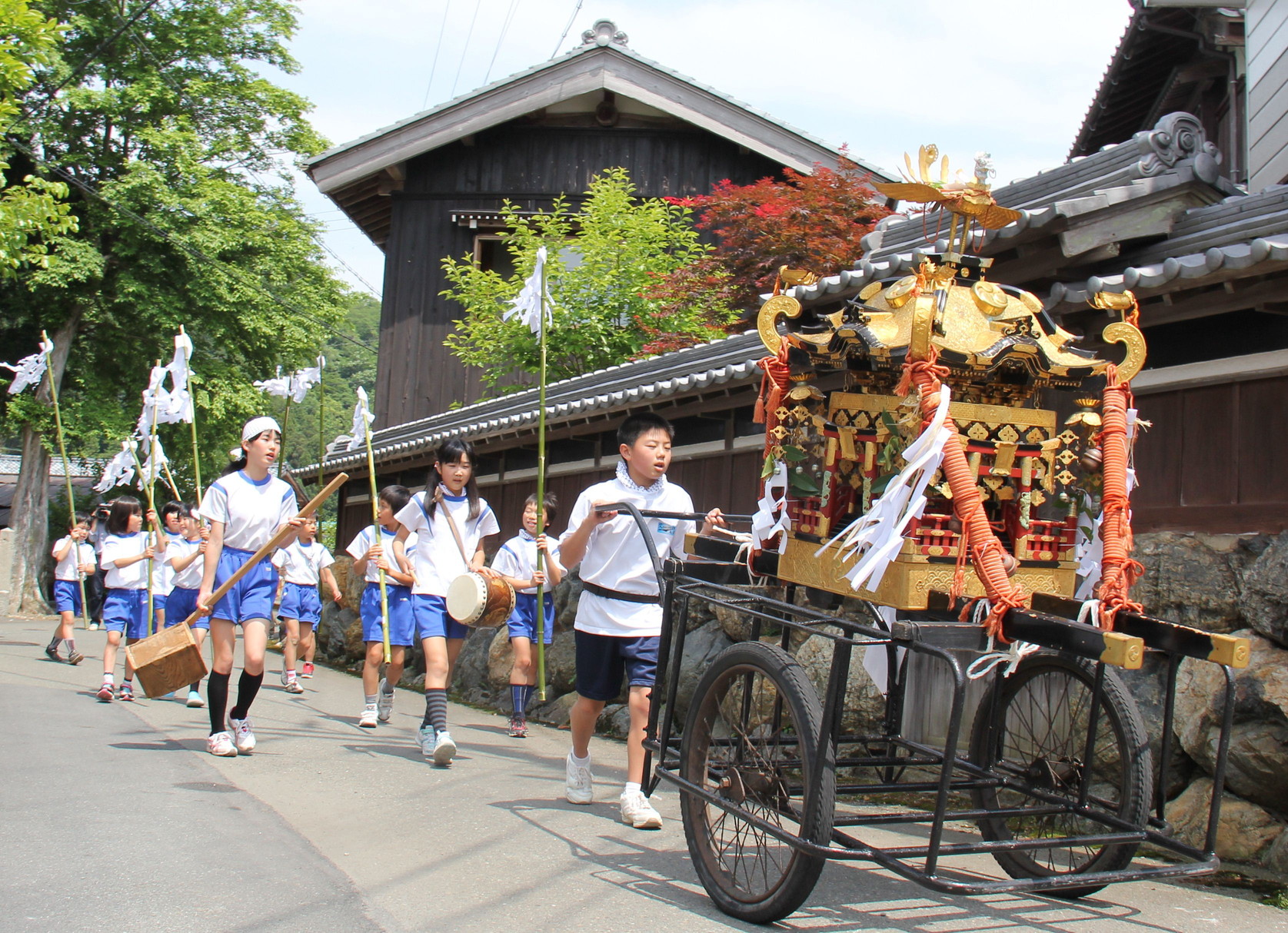 田の神祭り 子供神輿