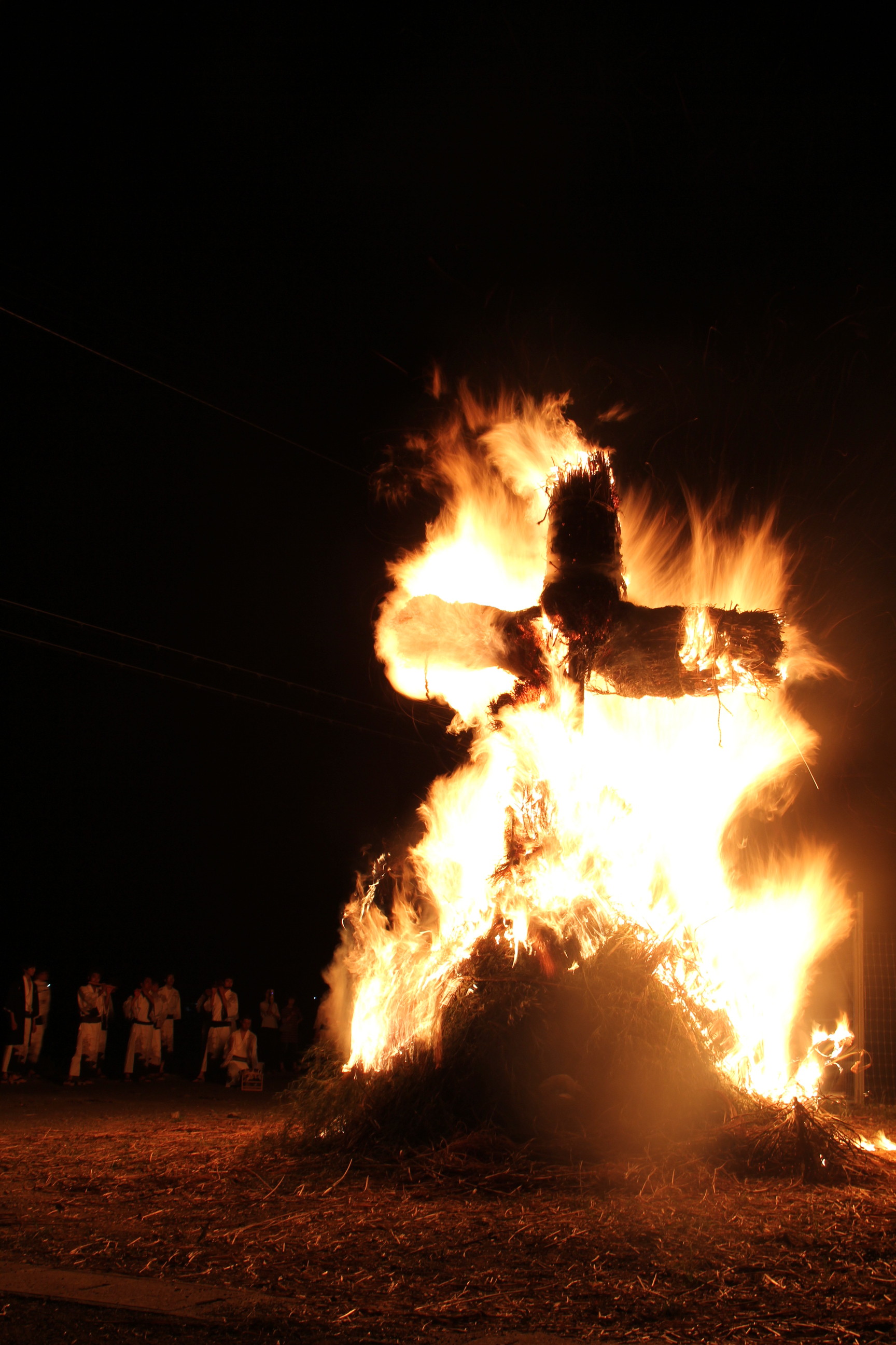 海士坂の送り盆（人形もやし）