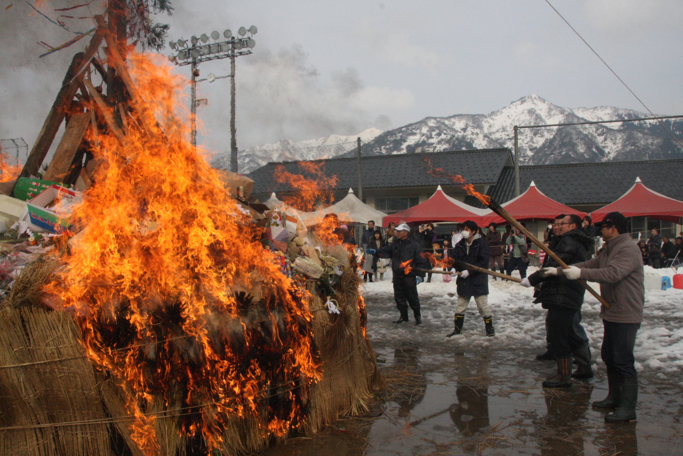 永平寺町どんど焼き