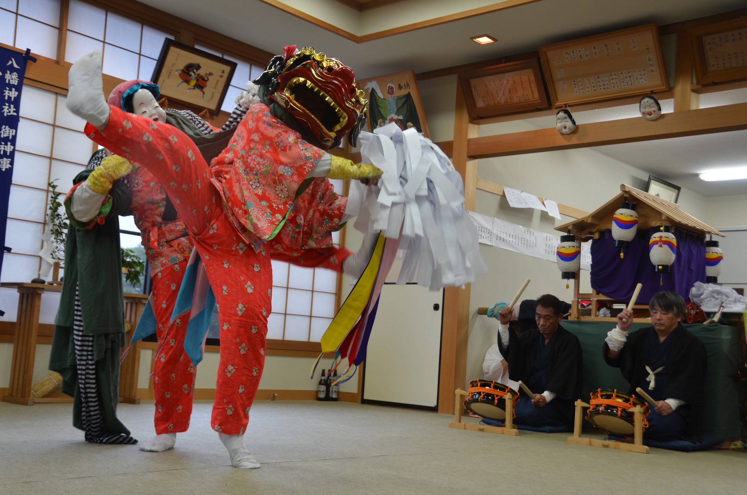 赤崎の獅子舞